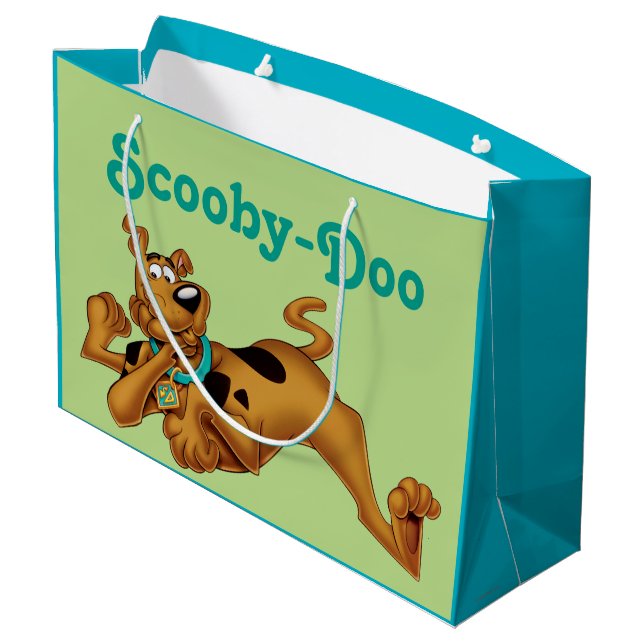 Scooby-Doo Lying Down Large Gift Bag (Back Angled)