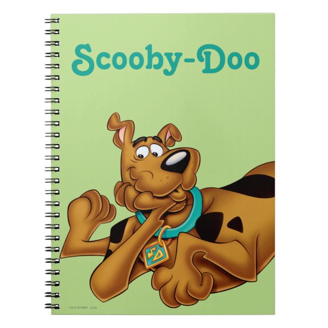 Scooby-Doo Lying Down Notebook (Front)