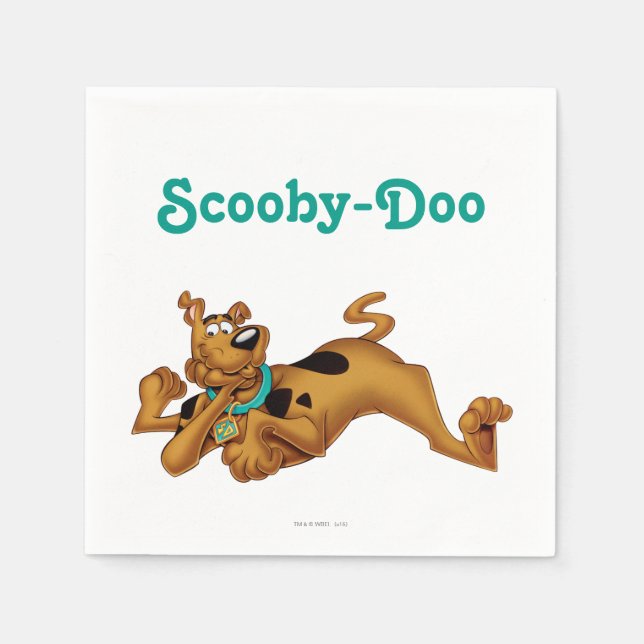 Scooby-Doo Lying Down Paper Napkins (Front)