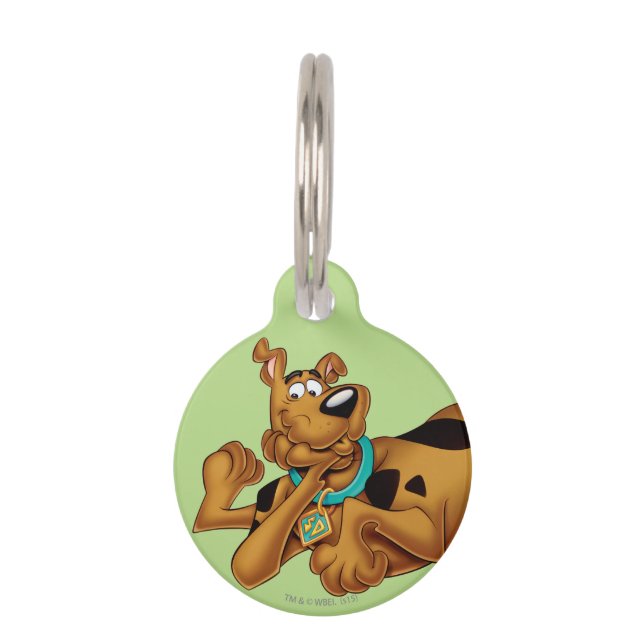 Scooby-Doo Lying Down Pet ID Tag (Front)