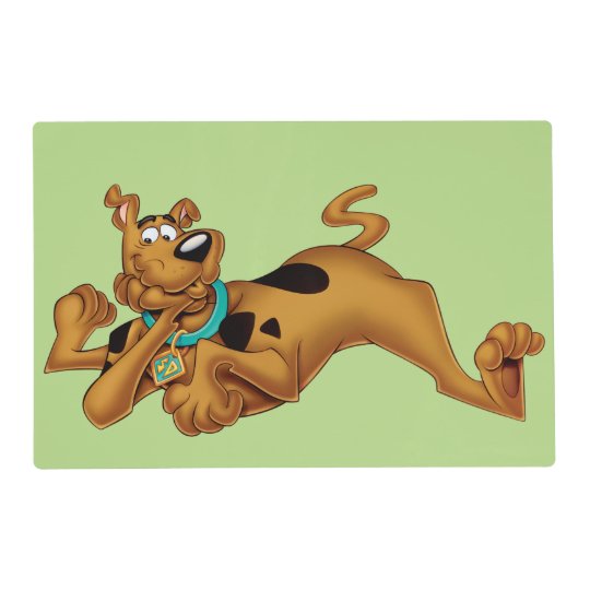 Scooby-Doo Lying Down Placemat | Zazzle.com