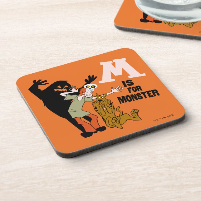 Scooby-Doo | M is for Monster Beverage Coaster (Left Side)