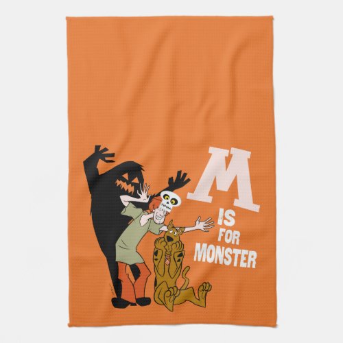 Scooby_Doo  M is for Monster Kitchen Towel