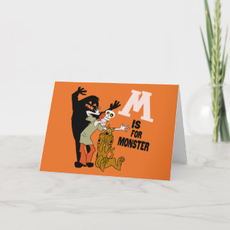 Scooby-Doo | M is for Monster Note Card