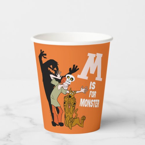 Scooby_Doo  M is for Monster Paper Cups