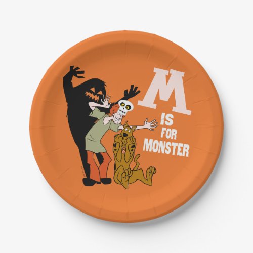 Scooby_Doo  M is for Monster Paper Plates