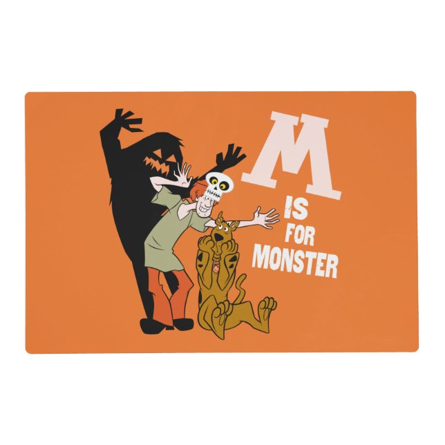 Scooby-Doo | M is for Monster Placemat (Front)