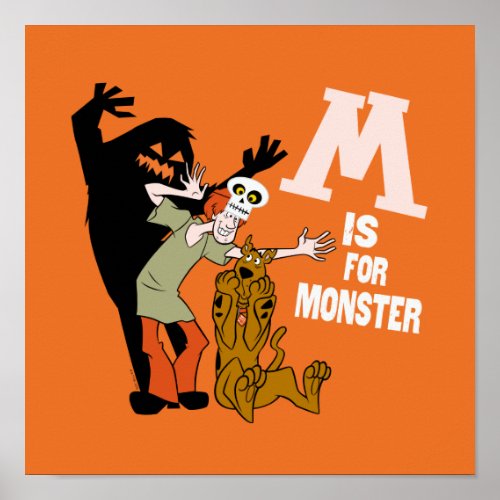 Scooby_Doo  M is for Monster Poster
