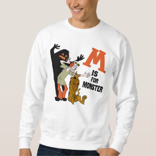 Scooby_Doo  M is for Monster Sweatshirt