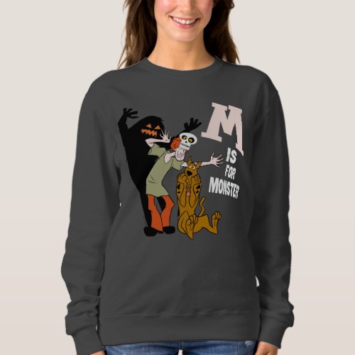 Scooby_Doo  M is for Monster Sweatshirt