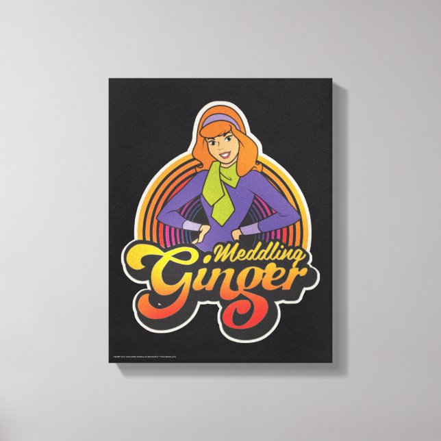 Scooby-Doo | "Meddling Ginger" Daphne Canvas Print (Front)