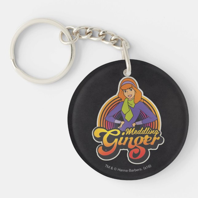 Scooby-Doo | "Meddling Ginger" Daphne Keychain (Front)