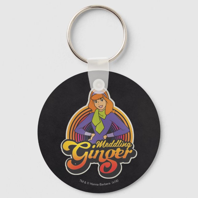 Scooby-Doo | "Meddling Ginger" Daphne Keychain (Front)