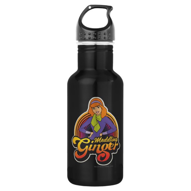 Scooby-Doo | "Meddling Ginger" Daphne Stainless Steel Water Bottle (Front)