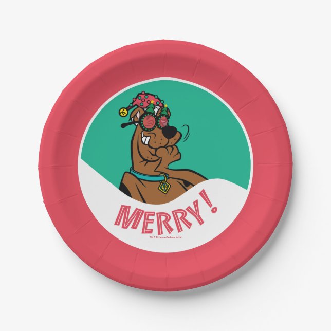 Scooby-Doo Merry Laughter Paper Plates (Front)
