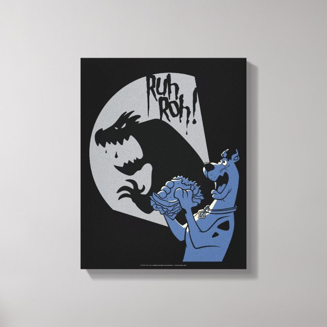 Scooby-Doo Midnight Snack "Ruh Roh!" Canvas Print (Front)