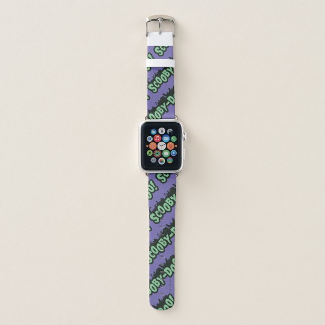 Scooby-Doo! Monster Silhouette Logo Apple Watch Band (Front)