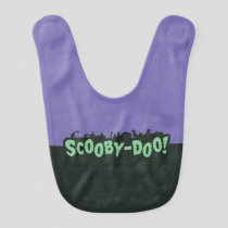 Scooby-Doo! Monster Silhouette Logo Baby Bib
