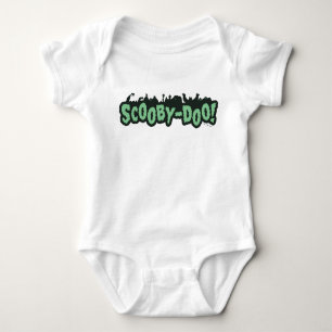 Scooby-Doo! Monster Silhouette Logo Baby Bodysuit