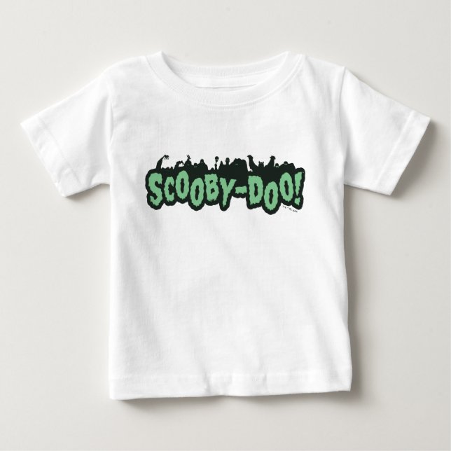 Scooby-Doo! Monster Silhouette Logo Baby T-Shirt (Front)