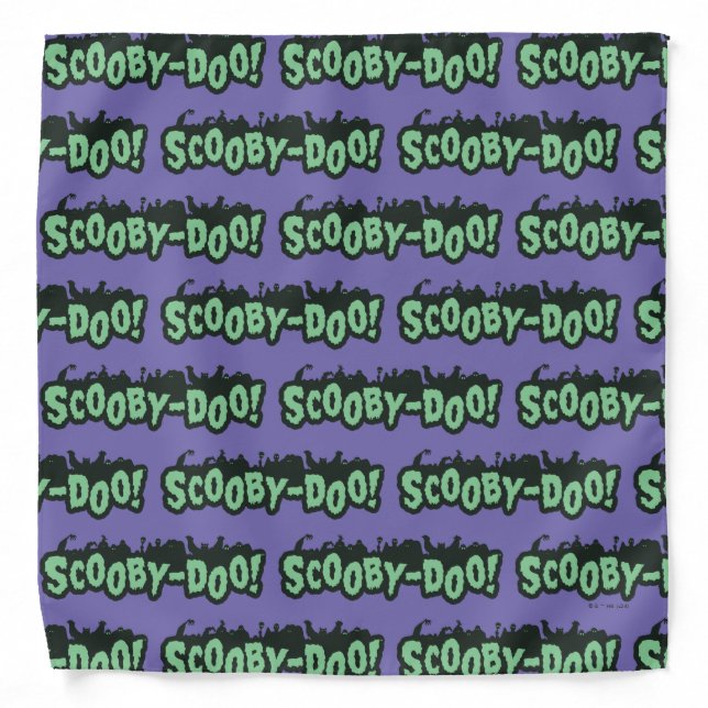Scooby-Doo! Monster Silhouette Logo Bandana (Front)