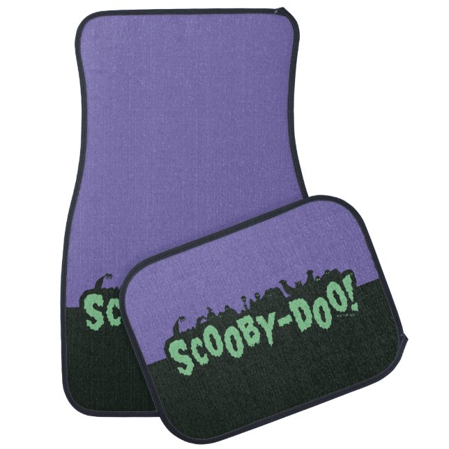 Scooby-Doo! Monster Silhouette Logo Car Floor Mat (Set)