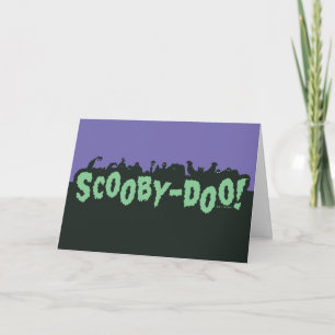 Scooby-Doo! Monster Silhouette Logo Card