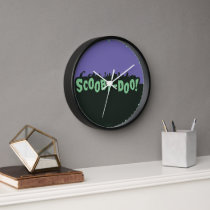 Scooby-Doo! Monster Silhouette Logo Clock