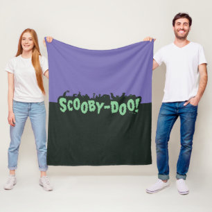 Scooby-Doo! Monster Silhouette Logo Fleece Blanket