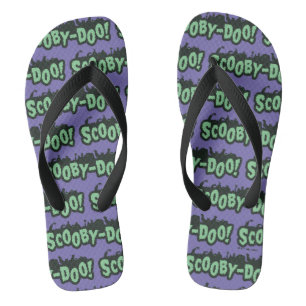 Scooby-Doo! Monster Silhouette Logo Flip Flops
