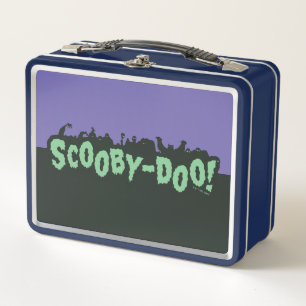 Scooby-Doo! Monster Silhouette Logo Metal Lunch Box