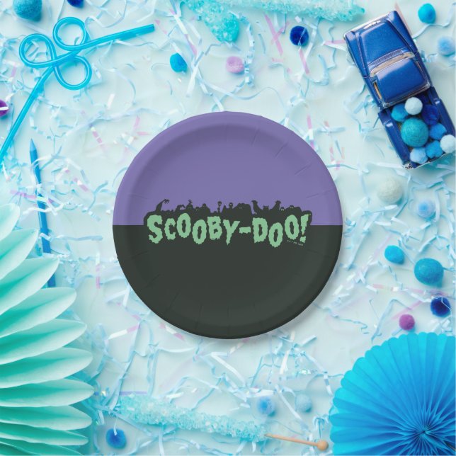 Scooby-Doo! Monster Silhouette Logo Paper Plates (Party)
