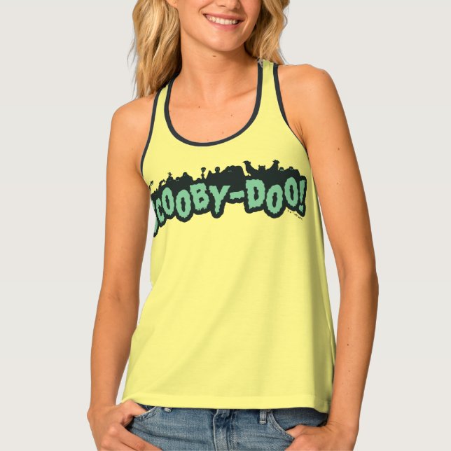 Scooby-Doo! Monster Silhouette Logo Tank Top (Front)