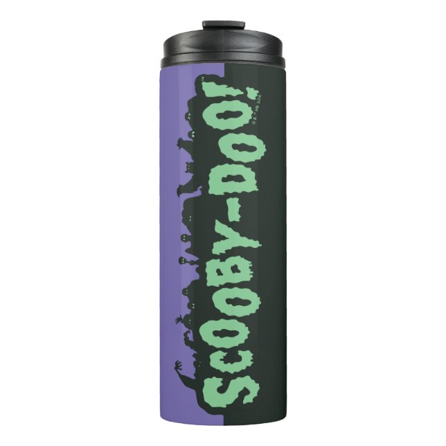 Scooby-Doo! Monster Silhouette Logo Thermal Tumbler (Front)