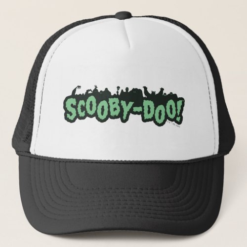 Scooby_Doo Monster Silhouette Logo Trucker Hat