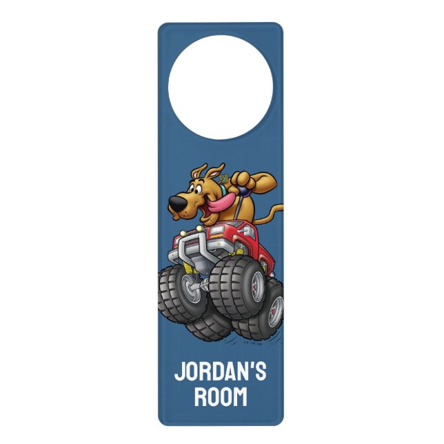 Scooby-Doo Monster Truck | Add Your Name Door Hanger (Front)