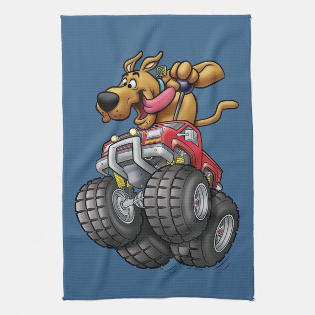 Scooby-Doo Monster Truck Kitchen Towel (Vertical)
