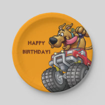Scooby Doo-Monster Truck Paper Plates
