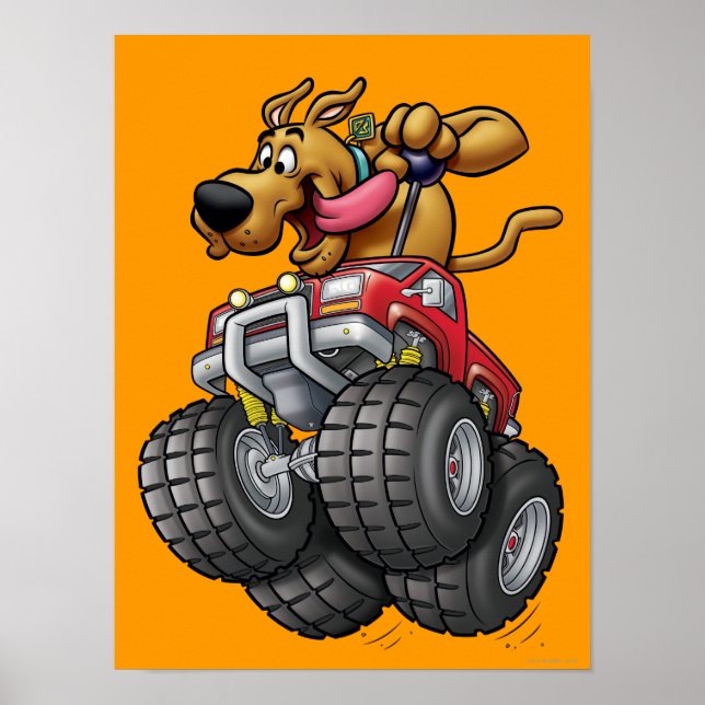 Scooby Doo-Monster Truck Poster (Front)