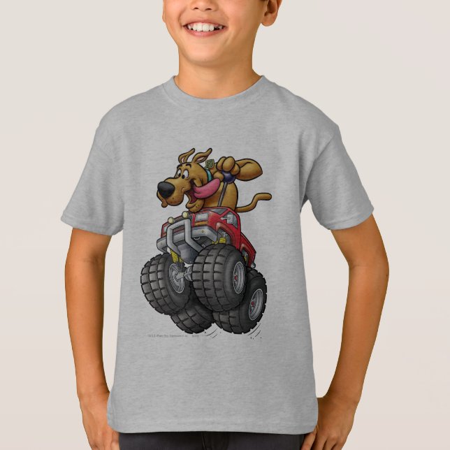 Scooby Doo-Monster Truck T-Shirt (Front)