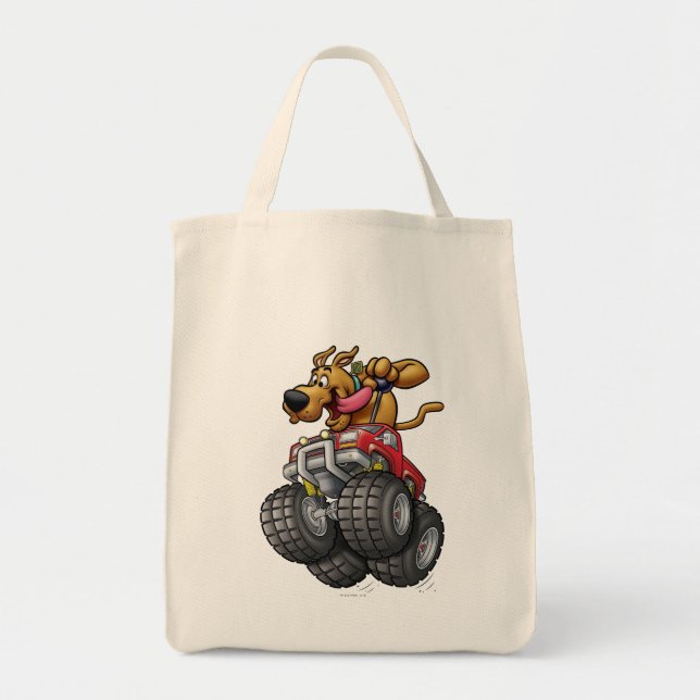 Scooby Doo-Monster Truck Tote Bag (Front)