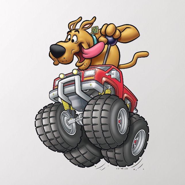 Scooby-Doo Monster Truck Wall Decal (Insitu 2)