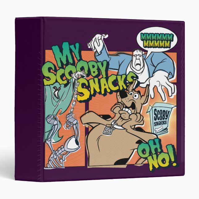 Scooby-Doo "My Scooby Snacks" Binder (Front/Spine)