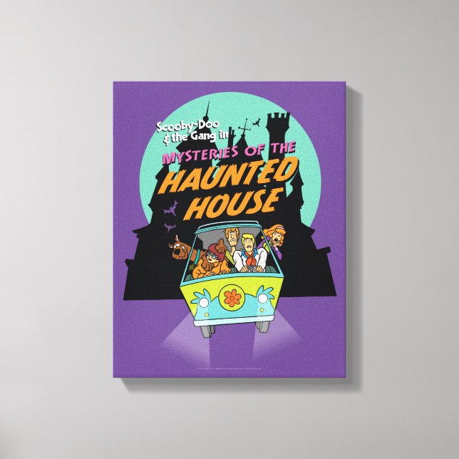 Scooby-Doo "Mysteries Of The Haunted House" Canvas Print (Front)
