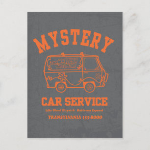 Scooby-Doo "Mystery Car Service" Graphic Postcard