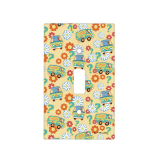 Scooby-Doo Mystery Machine Flower Pattern Light Switch Cover