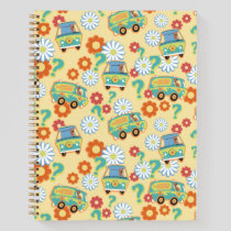 Scooby-Doo Mystery Machine Flower Pattern Notebook