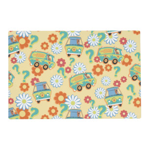 Scooby-Doo Mystery Machine Flower Pattern Placemat