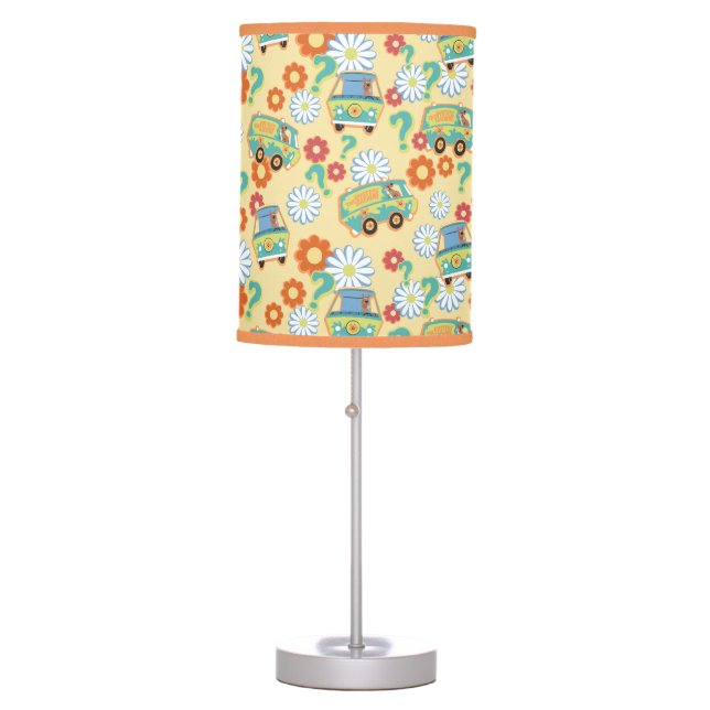 Scooby-Doo Mystery Machine Flower Pattern Table Lamp (Front)