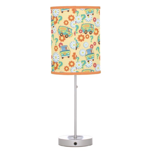 Scooby-Doo Mystery Machine Flower Pattern Table Lamp (Back)